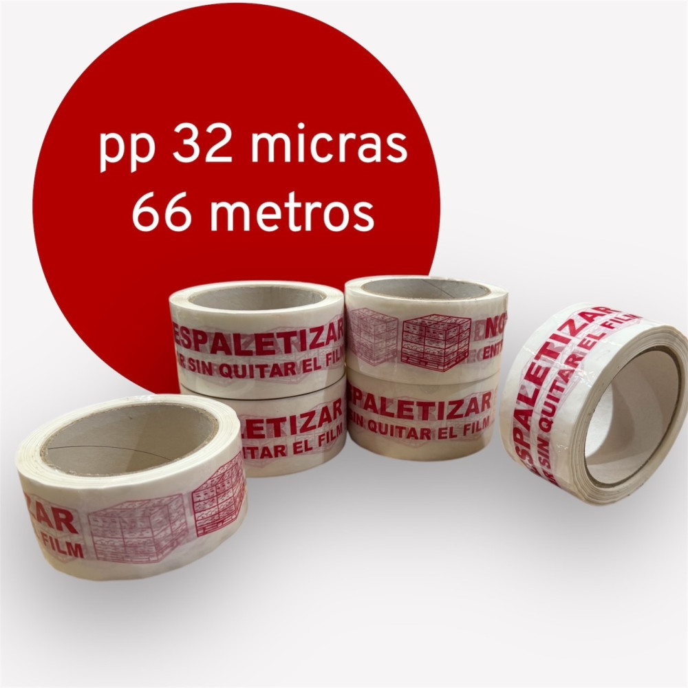 Precinto No Despaletizar Preimpresa - Polipropileno 30 Micras | Seguridad y Orden - SPI