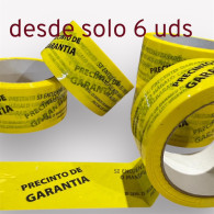 Precinto de Garantía Polipropileno 28 Micras Amarillo | Máxima Seguridad - SPI