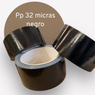 Polipropileno de 32 micras totalmente negro brillante EN STOCK. ENTREGA INMEDIATA