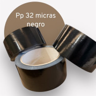 Polipropileno de 32 micras totalmente negro brillante EN STOCK. ENTREGA INMEDIATA