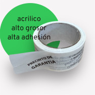 36 Rollos De Precinto Impreso PPAcrílico HQ (60mx48cm)